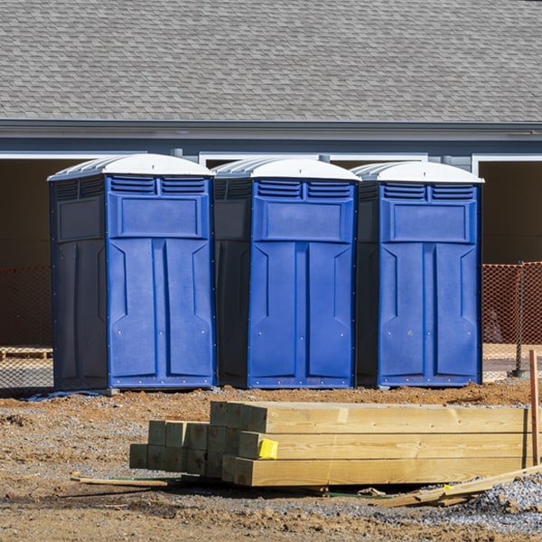 what is the maximum capacity for a single porta potty in Atascosa Texas